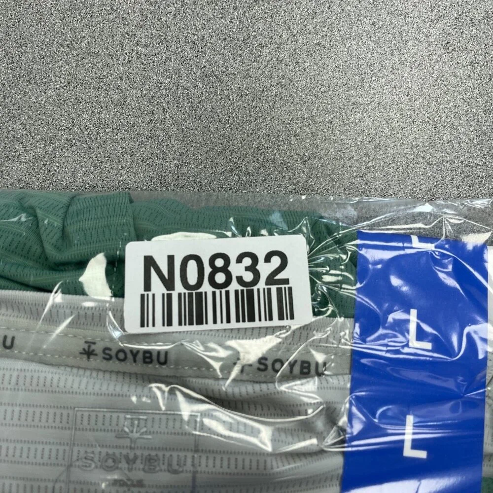 Soybu Men's L 2-Pack Active T-Shirts Green/Gray N0832 - Picture 8 of 8